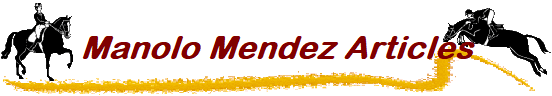 Manolo Mendez Articles